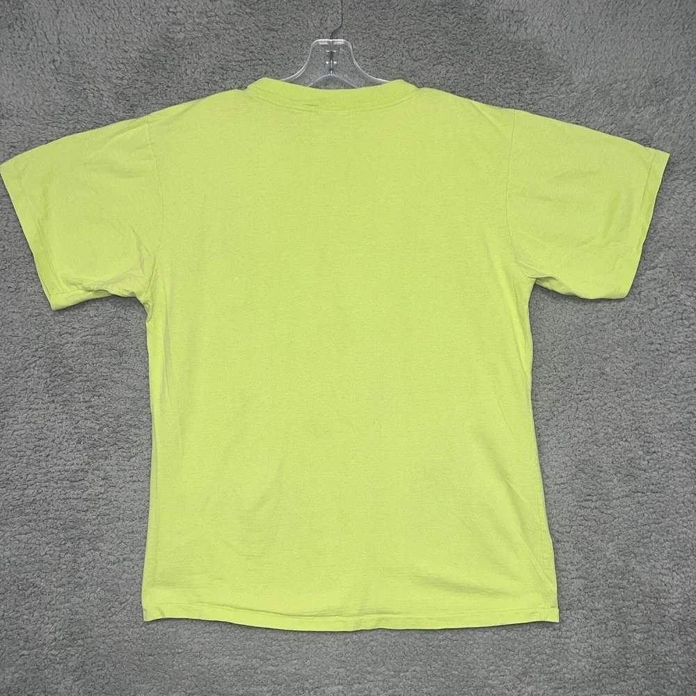 VTG Donald Duck Disney T Shirt Men's Size L Green Pocket Tee 90s S/S Mickey & Co